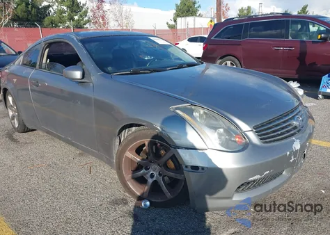 2003 Infiniti G35 Base W/6 Speed Manual from USA, damaged, VIN JNKCV54E73M216036